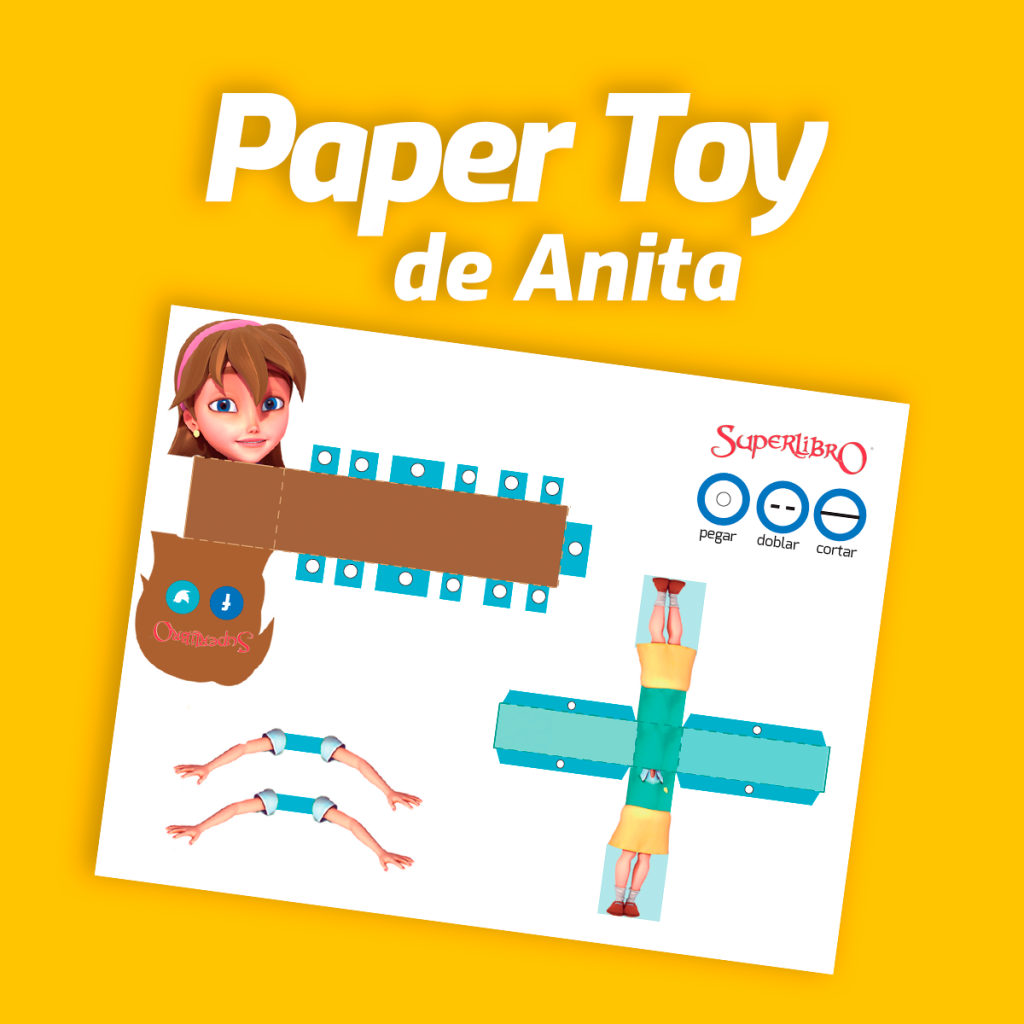 Paper Toy Anita Escuela Superlibro